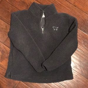 Pink by Victoria Secret Fleece 1/2 zip